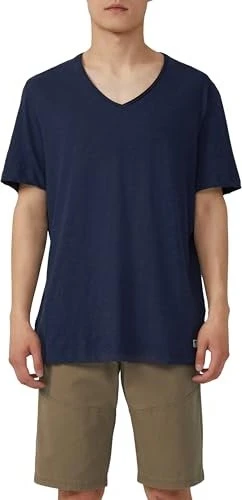 s.Oliver Flammgarnstruktur V-Neck T-Shirt kurzarm (Herren)