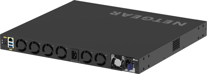 Netgear AVoIP M4350 Rackmount 10G Managed Switch, 24x RJ-45, 8x SFP+, 8x SFP28, 290W PoE++