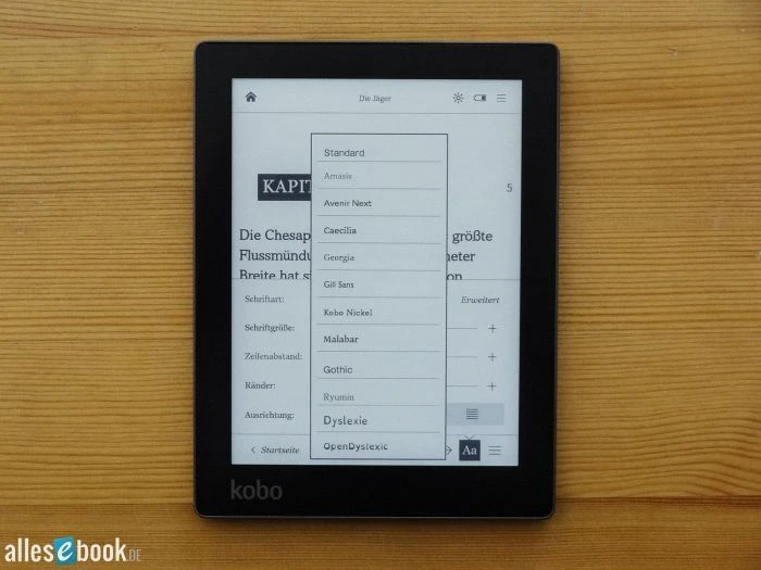 Kobo Aura schwarz