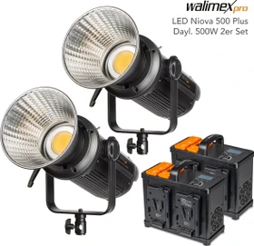 Walimex Pro LED Niova 500 Plus Daylight (2er Set)