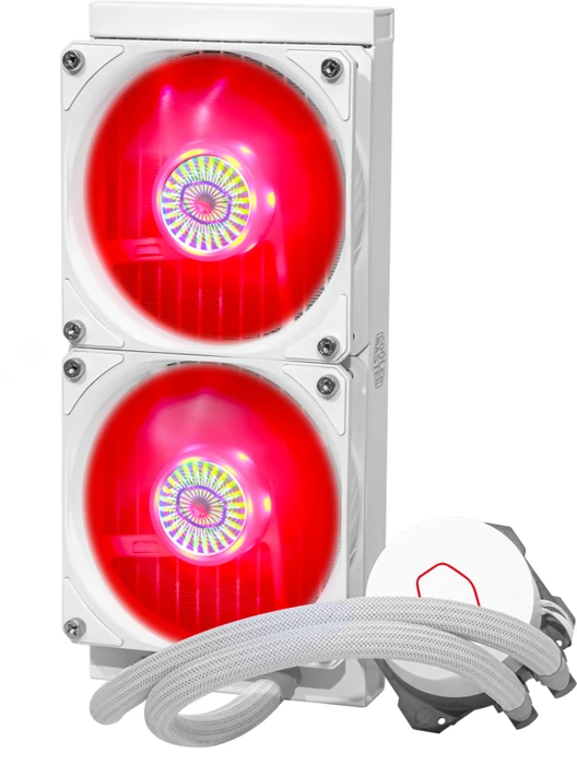Cooler Master MasterLiquid ML240L RGB V2 White Edition, weiß