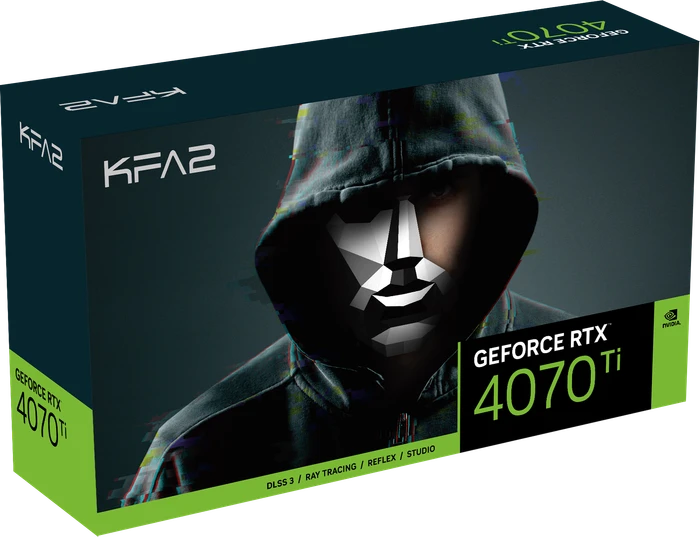 KFA2 GeForce RTX 4070 Ti SG (1-Click OC), 12GB GDDR6X, HDMI, 3x DP