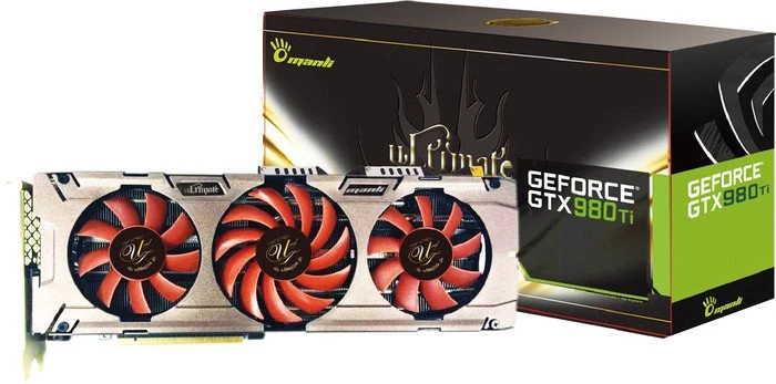 Manli GeForce GTX 980 Ti Ultimate, 6GB GDDR5, DVI, HDMI, 3x DP