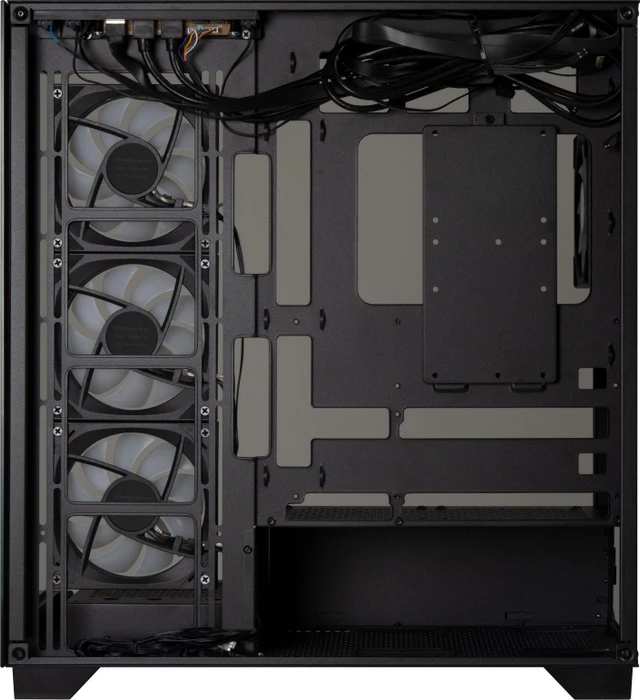 BitFenix CETO Premium Black, 4F, Lüfter LED Fixed RGB, Glasfenster