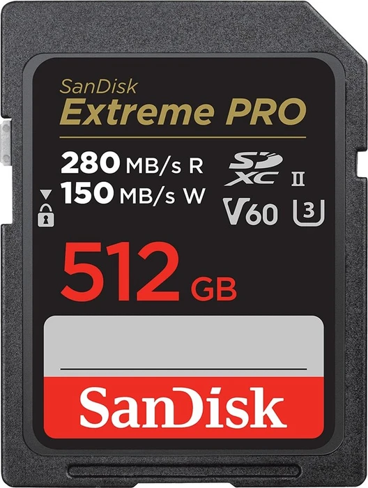 SanDisk Extreme PRO, SD UHS-II U3, V60, Rev-EP