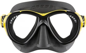 Cressi Naxos Tauchermaske schwarz/gelb