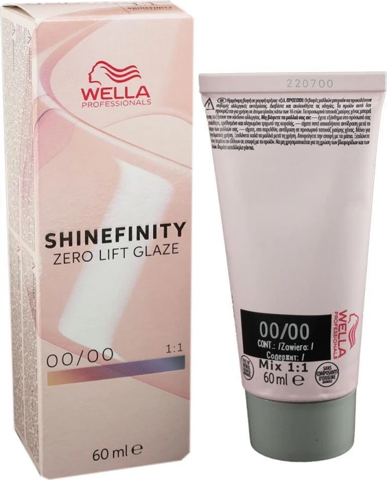 Wella Shinefinity Zero Lift Glaze 00/00 crystal glaze booster, 60ml