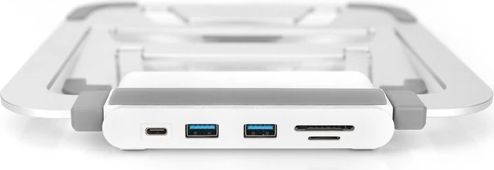 Digitus Variabler Notebook-Ständer mit integrierter USB-C Docking Station, USB-C 3.0 [Buchse]