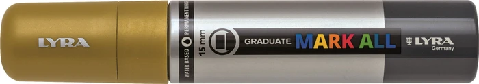 Lyra Graduate Mark All Permanentmarker 15mm gold