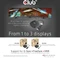 Club 3D Multi Stream Transport MST Hub, USB-C 3.0 auf 3x DisplayPort 1.4 Adapter Vorschaubild