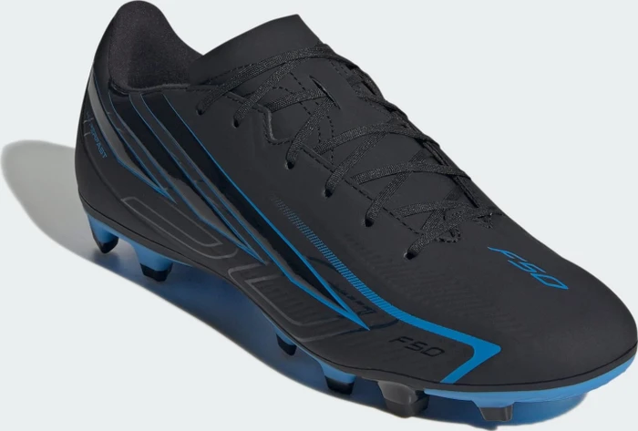 adidas F50 Hyperfast Club FG/MG core black/lucid ray blue
