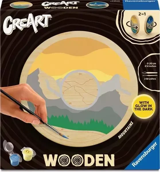 Ravensburger Malen nach Zahlen CreArt Wooden Berge