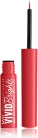 NYX Vivid Brights Liquid Eyeliner on red, 2ml