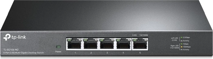 TP-Link TL-SG105-M2 Desktop 2.5G Switch, 5x RJ-45