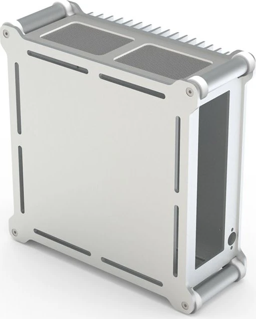 Streacom DB1 Fanless, silber, Mini-ITX