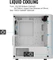 AeroCool Trinity Mini White, weiß, Lüfter LED Fixed RGB, Glasfenster Vorschaubild