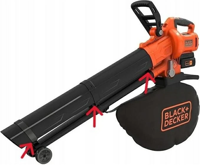 Black&Decker BCBLV3625L1 Akku-Laubsauger/-bläser inkl. Akku 2.5Ah