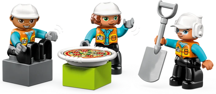 LEGO DUPLO - Baustelle mit Baufahrzeugen