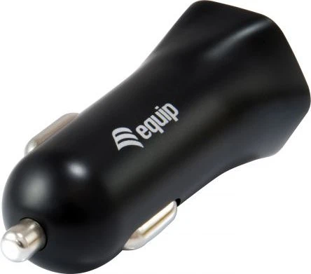 Equip 2-Port USB-KFZ-Ladegerät 12W schwarz