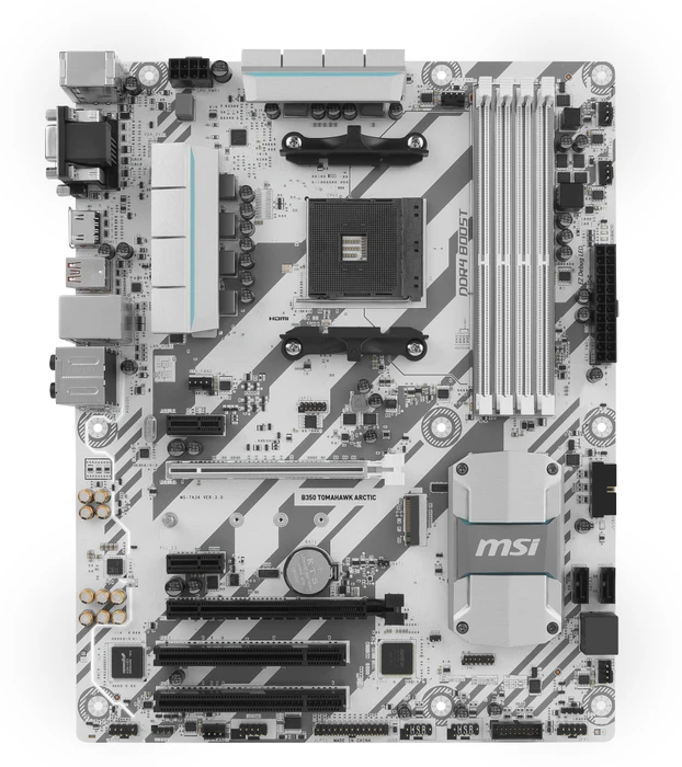 MSI B350 Tomahawk Arctic (AMD AM4)