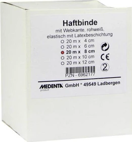 Medenta Haftbinde elastisch, 8cm x 20m, 1 Stück