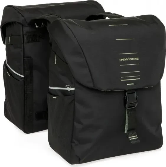 New Looxs Vigo Double Gepäcktasche schwarz/grün