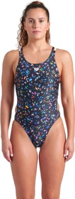 Arena Confetti Badeanzug black multi/black/white (Damen)