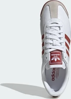 adidas Samoa cloud white/preloved ruby/gold metallic