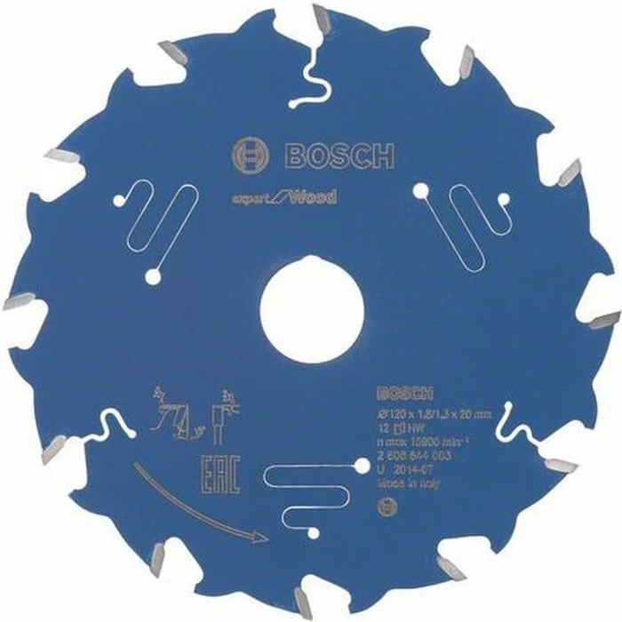 Bosch Professional Expert for Wood Kreissägeblatt 12Z, 120x1.3x20mm, 1 Stück