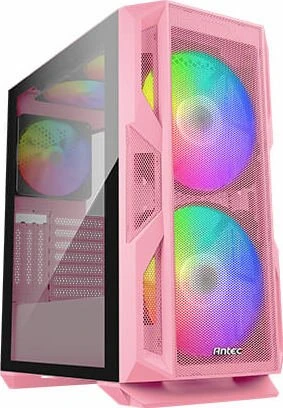 Antec NX800 pink, Glasfenster