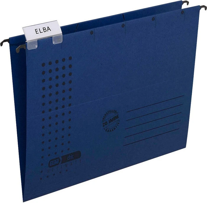 Elba chic ultimate Hängemappe, A4, dunkelblau, 5er-Pack (100560169#5)