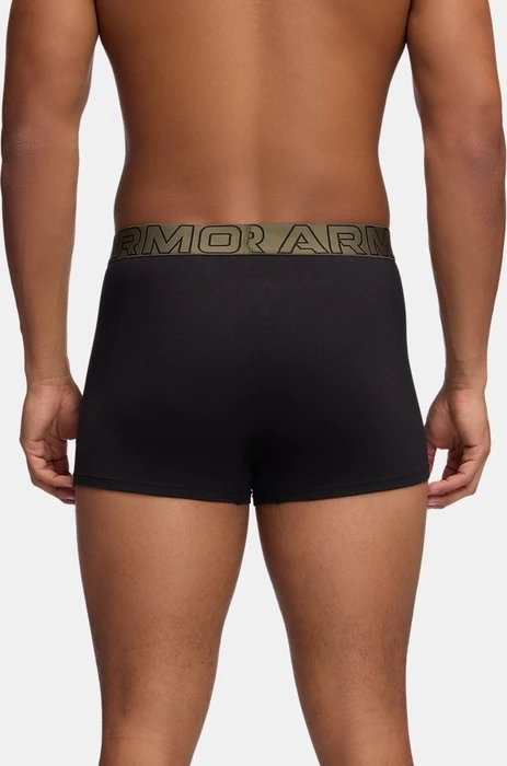 Under Armour Performance Cotton Boxerjock 3er Boxer Briefs black/marine od green (Herren)