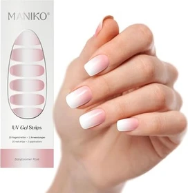 Maniko UV Nagelfolie babyboomer rose, 20 Stück