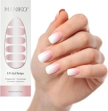 Maniko UV Nagelfolie babyboomer rose, 20 Stück