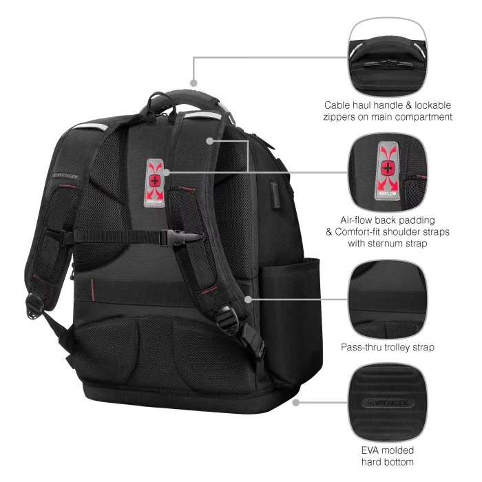 Wenger Werkzeugrucksack Pro 17", schwarz