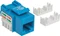 Intellinet Keystone Modul RJ-45 Buchse via Verlegekabel Cat6, blau Vorschaubild