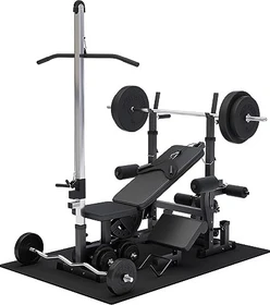 Gorilla Sports Universal Set 46-teilig 100kg Kraftstation schwarz