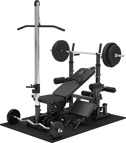 Gorilla Sports Universal Set 46-teilig 100kg Kraftstation schwarz