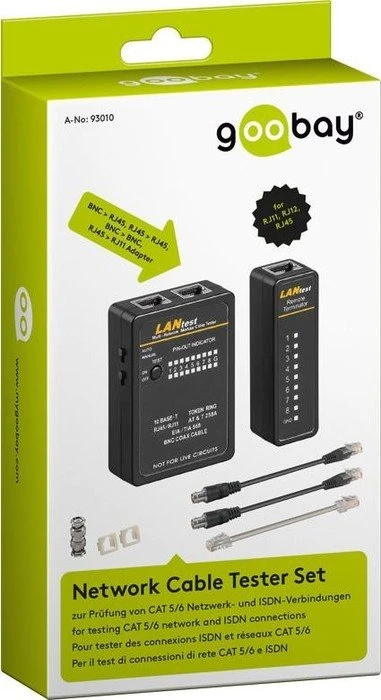 Wentronic Goobay Netzwerkkabeltester