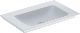 Geberit ONE Möbelwaschtisch Abgang vertikal 75cm, ohne Hahnloch, weiß/KeraTect