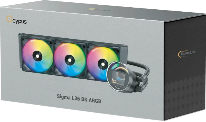 Ocypus Sigma L36 BK ARGB, schwarz