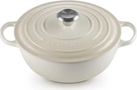 Le Creuset Signature Gusseisen La Marmite Familientopf 26cm 4.1l meringue