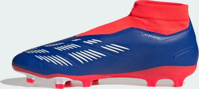 adidas Predator League Laceless FG lucid blue/cloud white/solar red