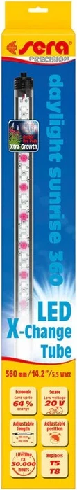 sera LED X-Change Tube 360, daylight sunrise, T5/T8, 8.1W
