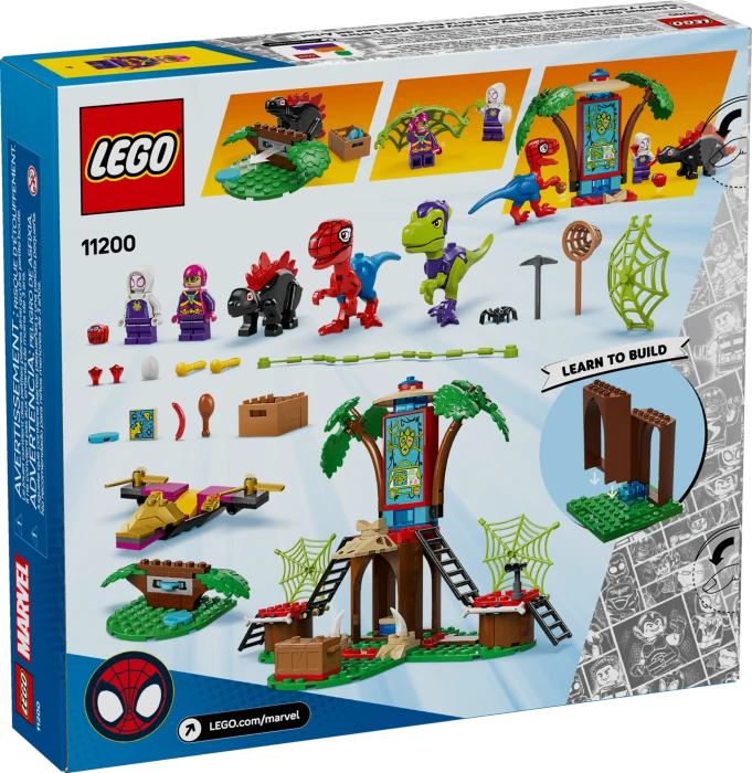 LEGO Marvel Super Heroes Spielset - Showdown am Baumhaus: Spidey-Rex vs. Gobby-Raptor