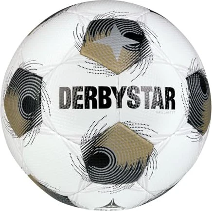 Derbystar Brillant TT Modell 2024 Fußball weiß/gold/silber