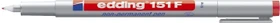 edding 151 F Folienschreiber rot, 10er-Pack