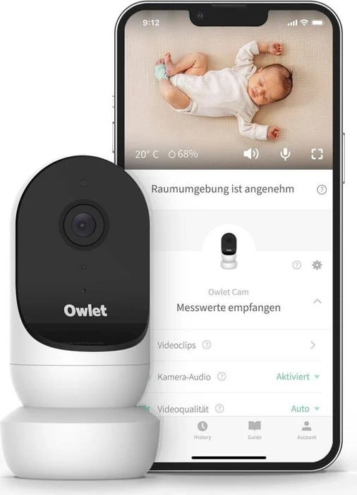 Owlet Owlet Cam 2 Baby-Kamera via WiFi weiß