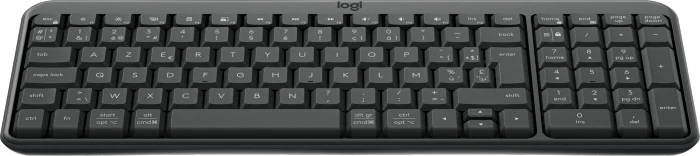 Logitech K250 Compact Wireless Keyboard, Graphite, Bluetooth, BE