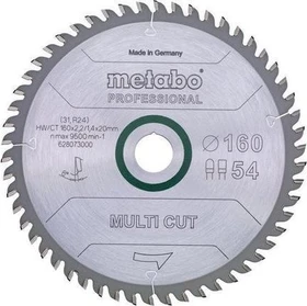 Metabo Multi Cut Kreissägeblatt 54Z, 160x1.4x20mm, 1 Stück